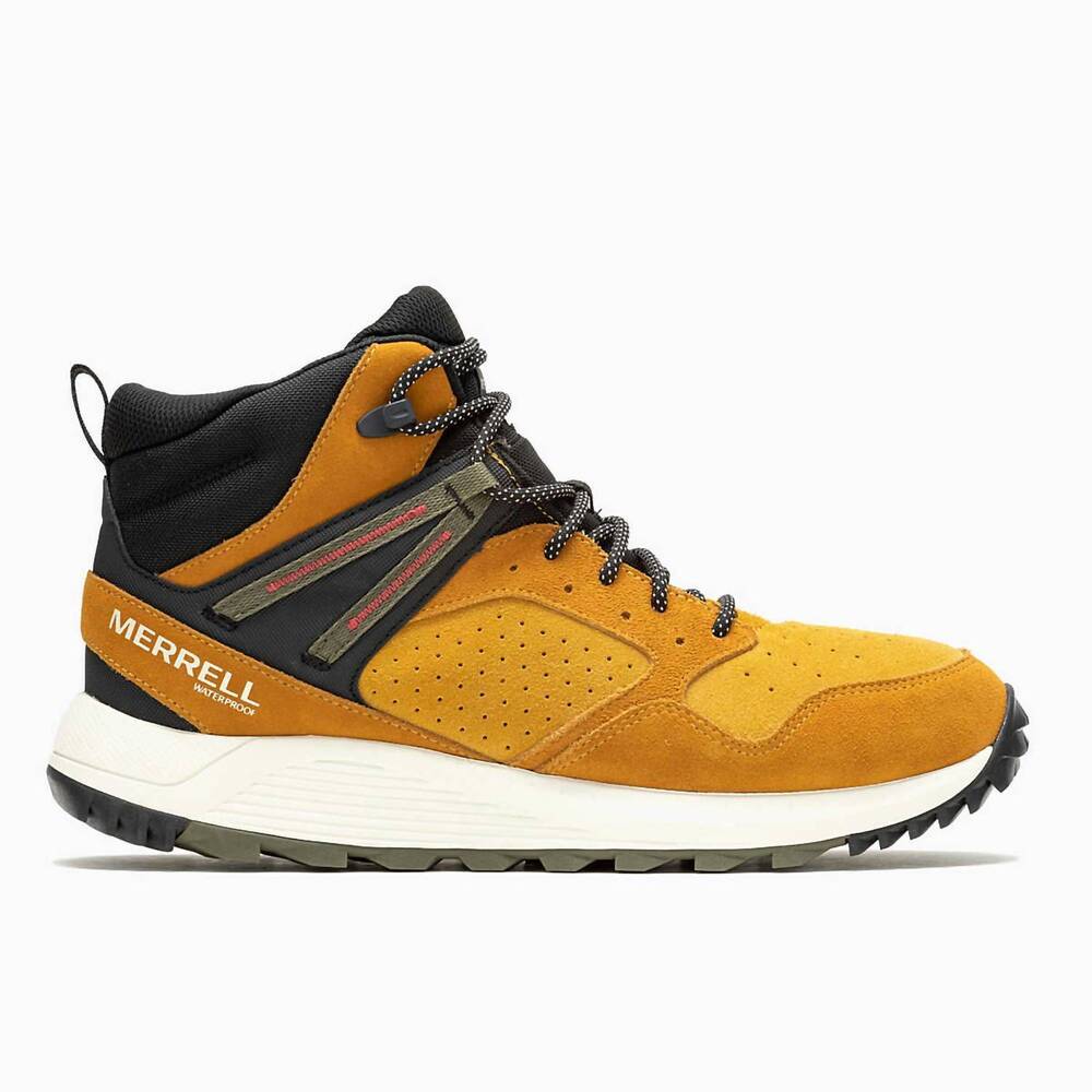 NEW MERRELL men's wildwood sneaker boot in spice
